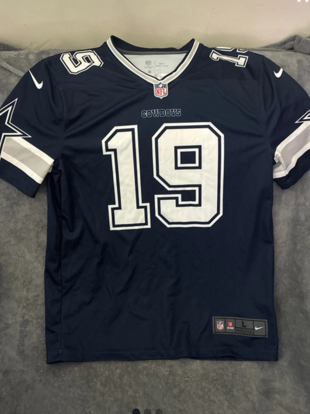 NFL Mens Large Dallas Cowboys Jersey Amari Cooper #19